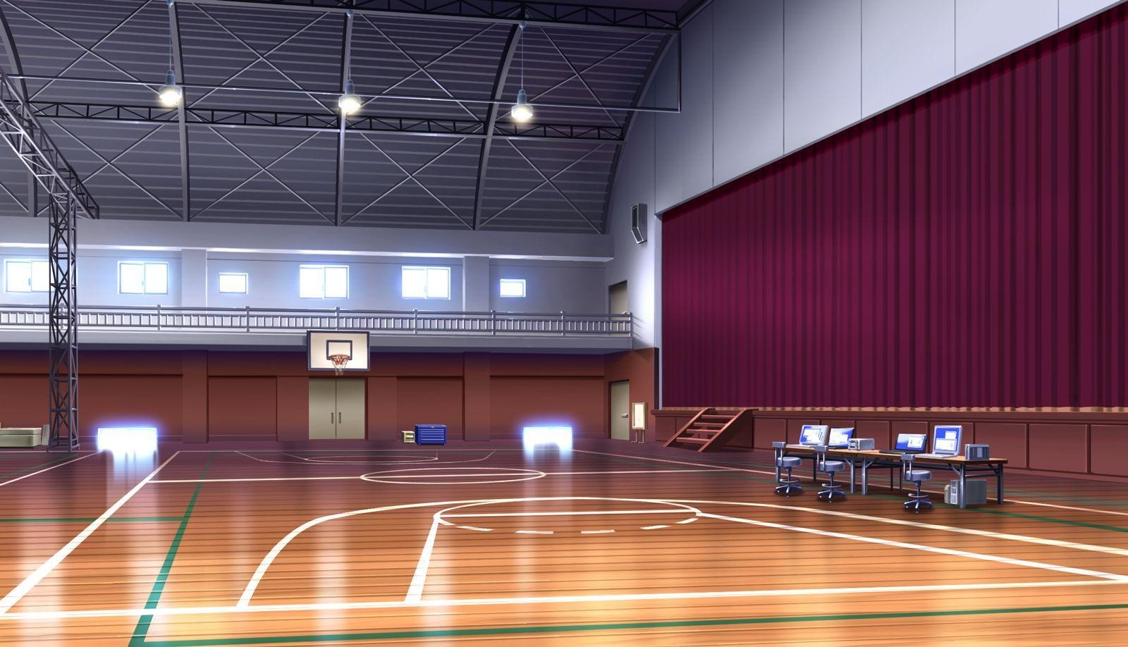 1600x920 School Anime Scenery Background Wallpaper. Resources: Wallpaper, Desktop