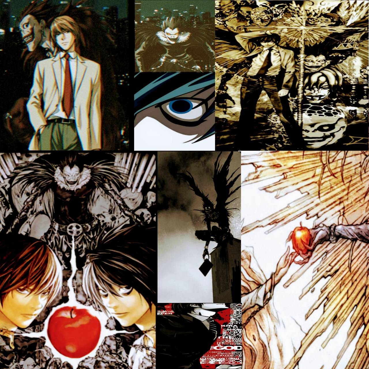 1280x1280 Death Note aesthetic wallpaper by.zedge.net, Phone