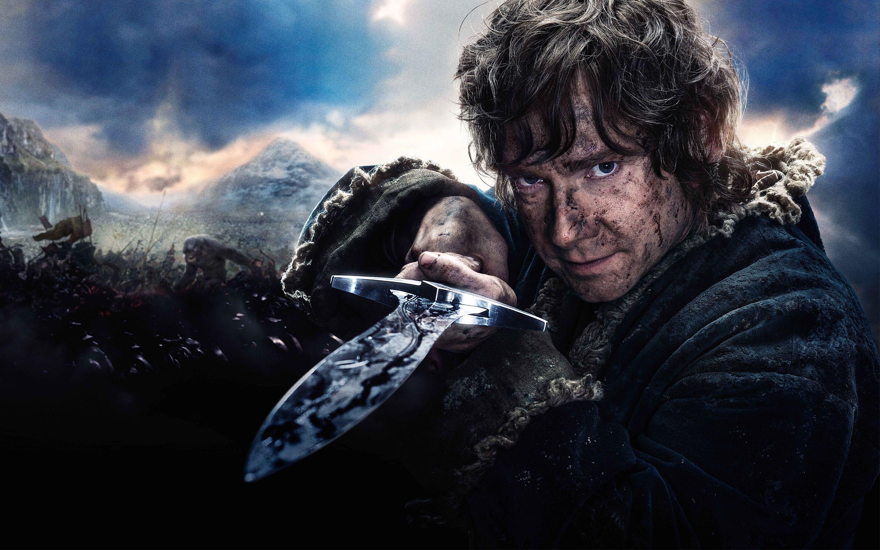 2880x1800 Bilbo Baggins in Hobbit 3 Wallpaper, Desktop