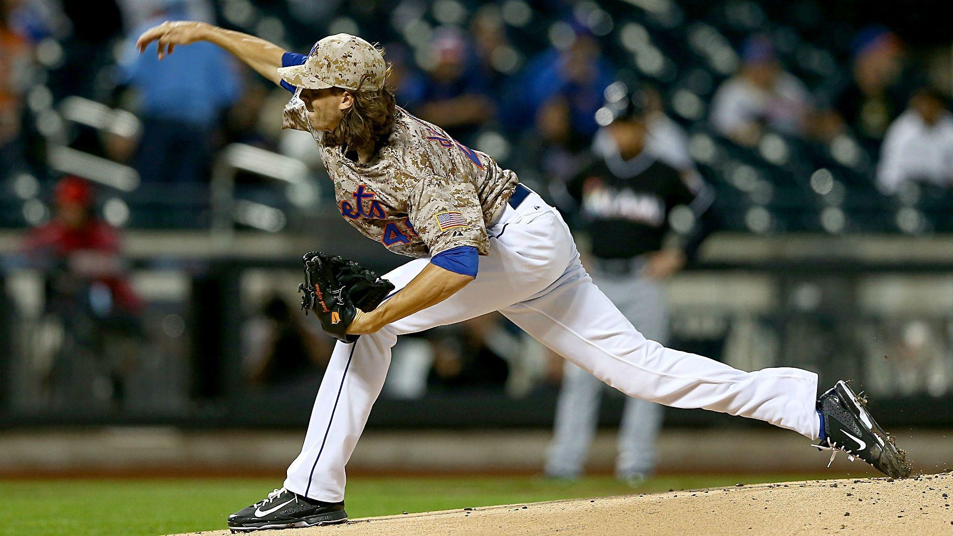 1920x1080 Mets' Jacob deGrom ties MLB mark; 8 Ks in row to begin game. MLB, Desktop