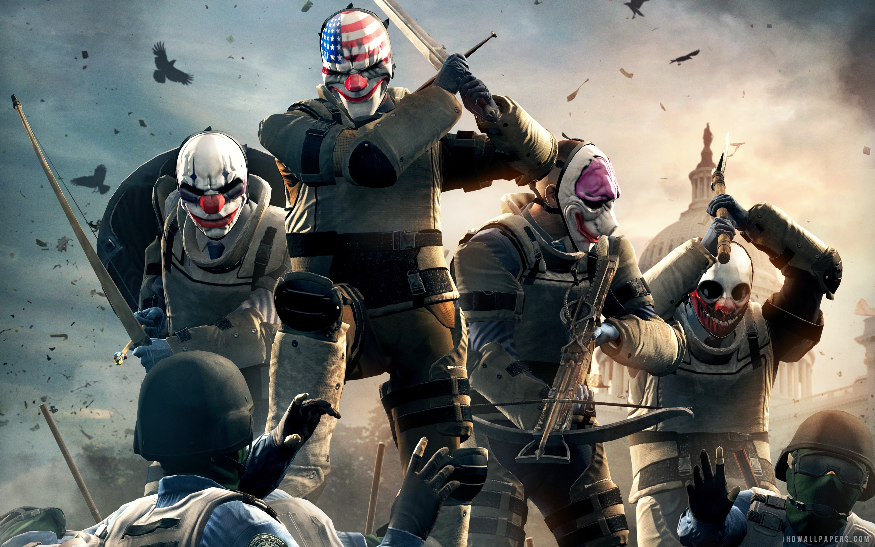 2880x1800 PAYDAY 2 Gage Chivalry Pack wallpaper, Desktop