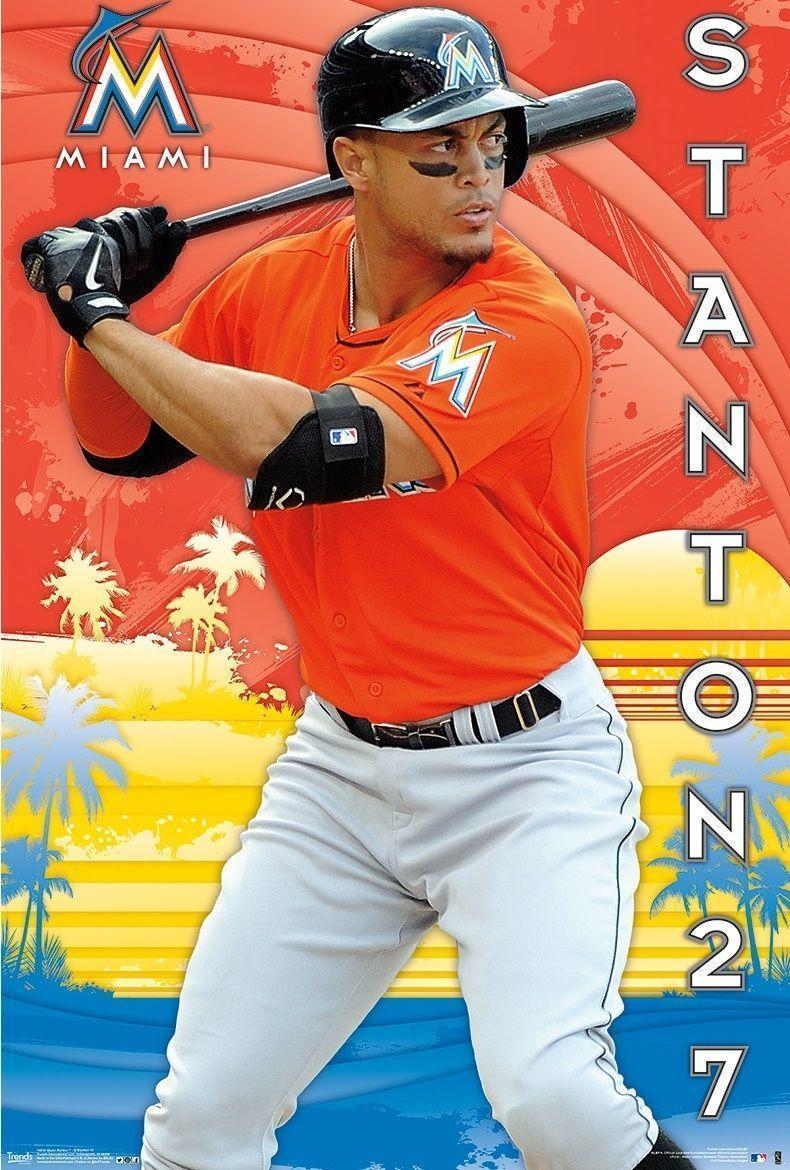 790x1170 OF Giancarlo Stanton and P Jose Fernandez. MLB Miami Marlins, Phone