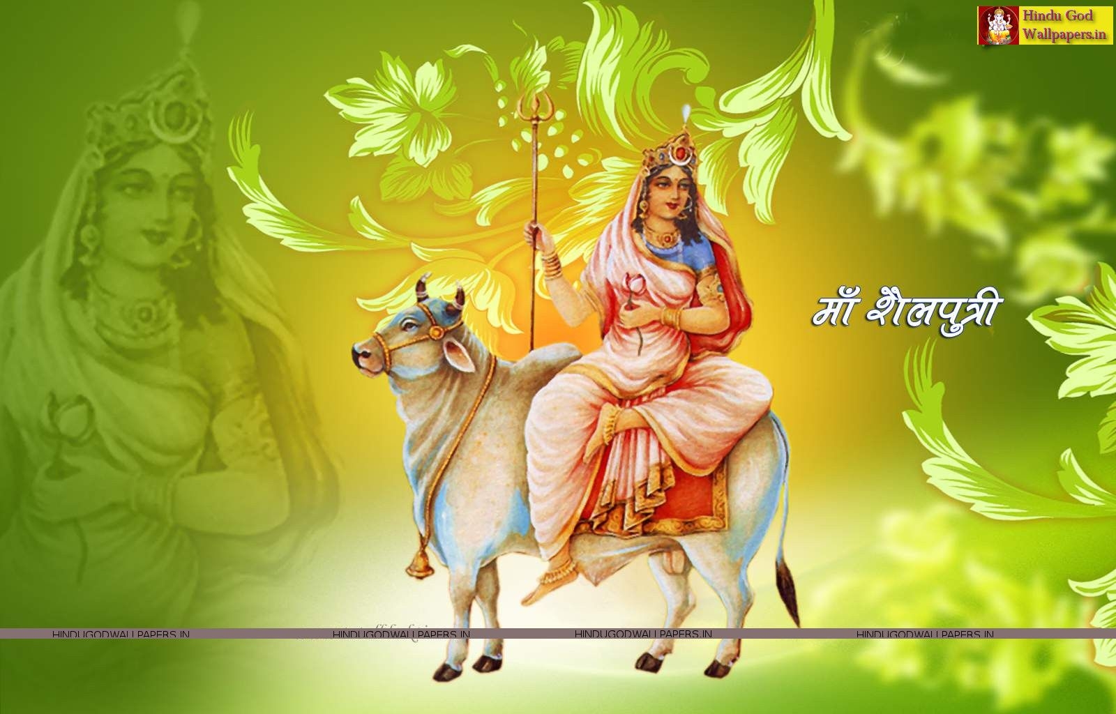 1600x1030 Maa Shailputri Image Free Download God Wallpaper. Navratri picture, Durga, Navratri image, Desktop