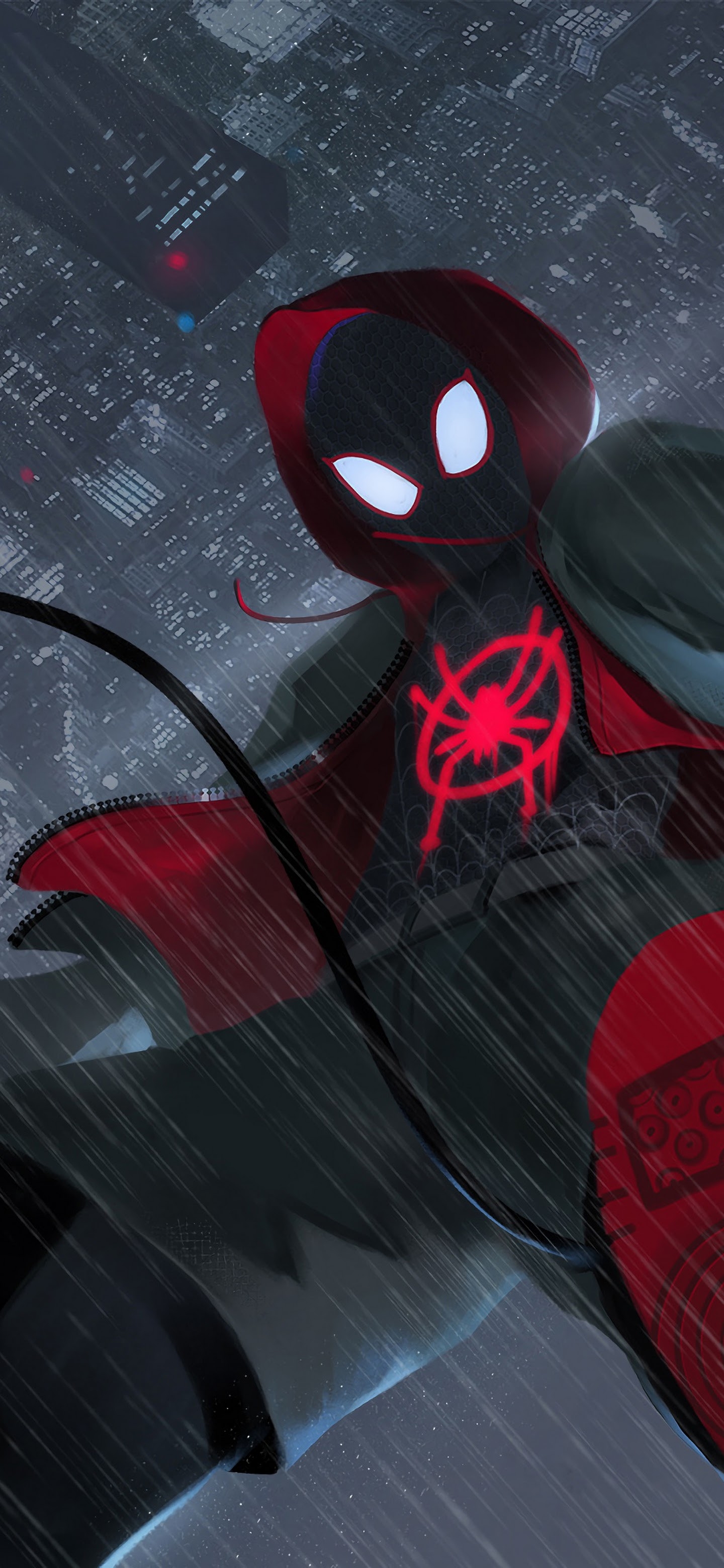 1440x3120 Miles Morales Spider Man: Into The Spider Verse 4K Wallpaper, Phone