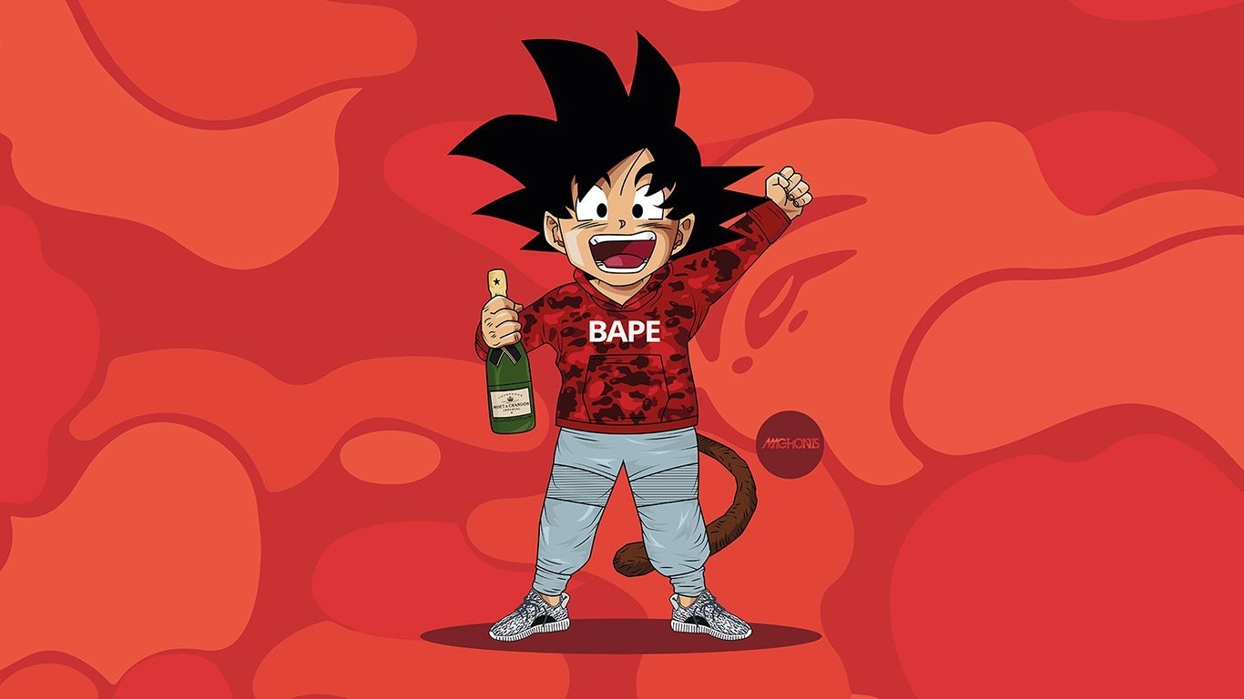 1370x770 Gucci Goku Wallpaper, Desktop