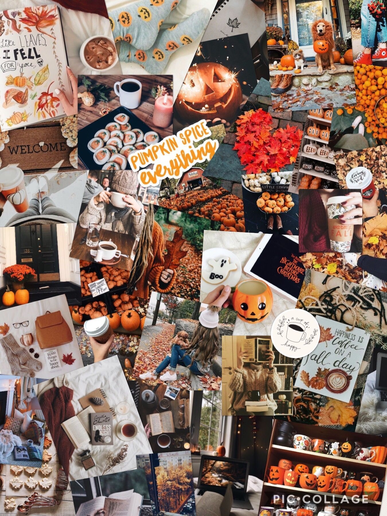 1350x1800 Fall Picture, Fall collage, Love fall. Halloween wallpaper iphone, Cute fall wallpaper, Halloween wallpaper background, Phone