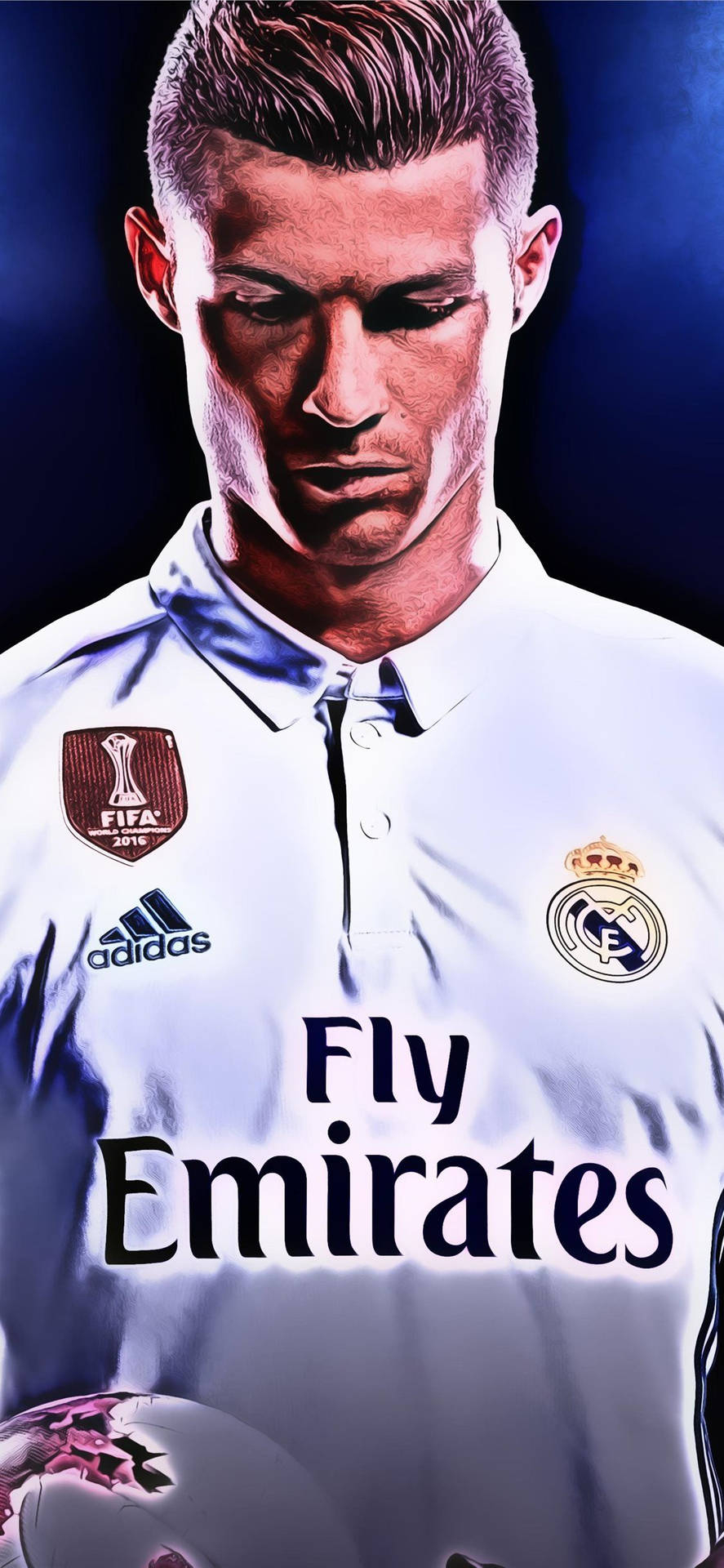 890x1920 Download Real Madrid Fly Emirates Ronaldo iPhone Wallpaper, Phone