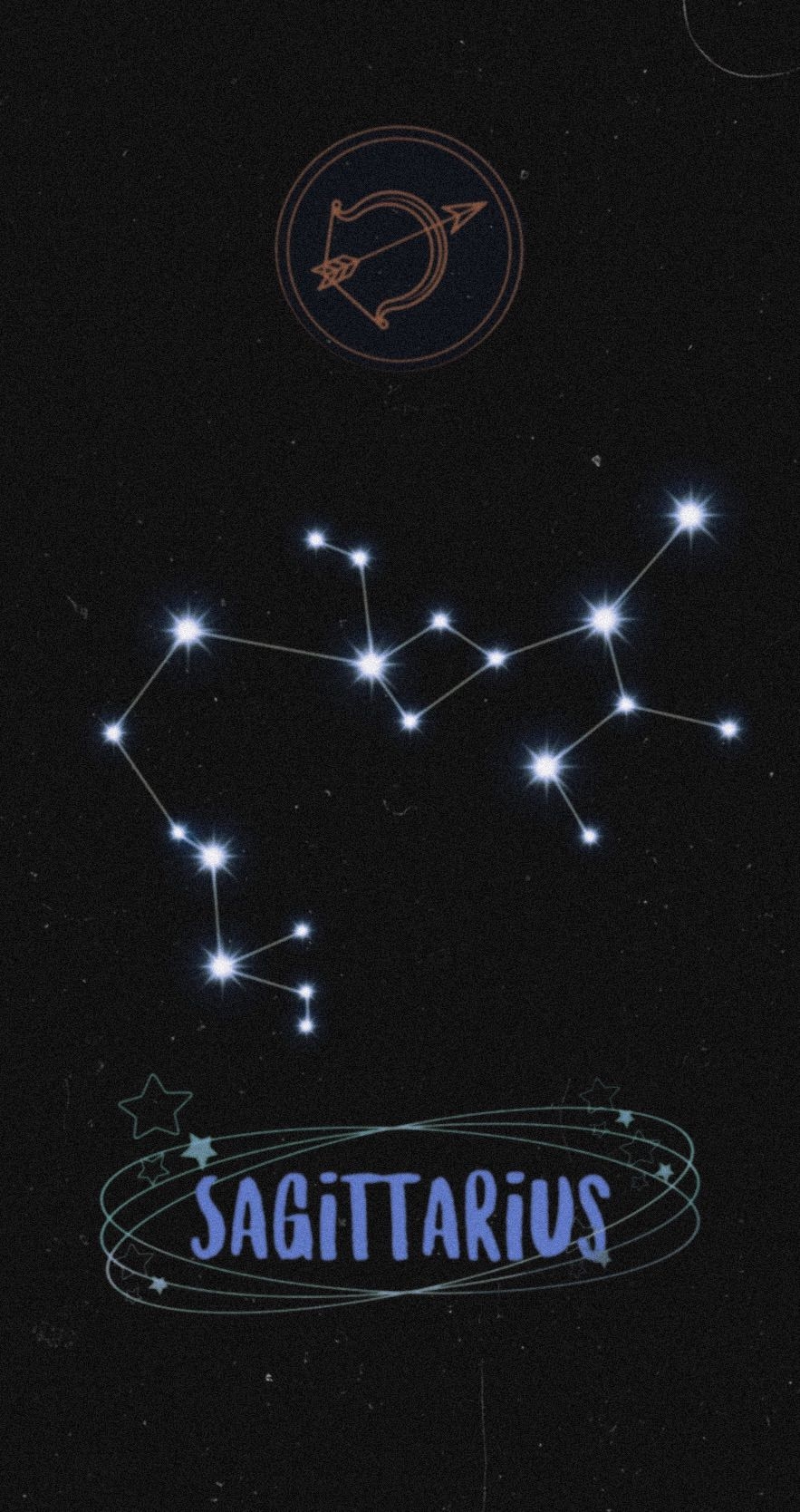 890x1670 aesthetic Wallpaper for free: zodiac sagittarius aesthetic wallpaper, Phone