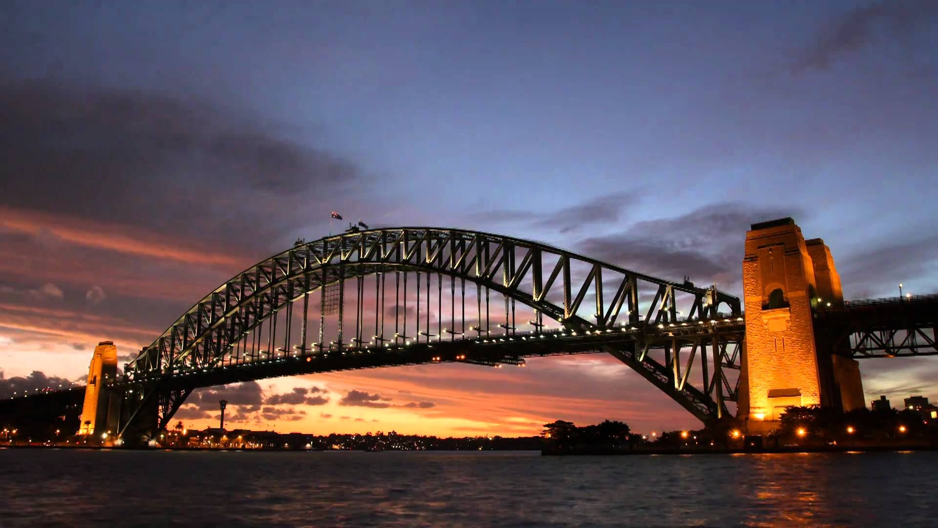 1920x1080 Sydney Harbour Bridge Sunset, Desktop