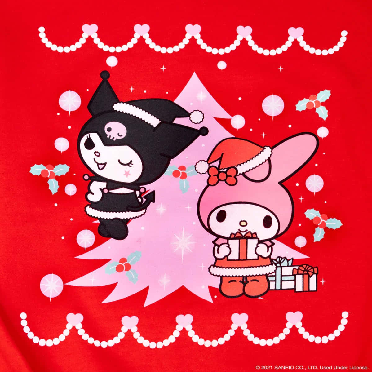 1200x1200 Download Festive Kuromi Christmas Wallpaper, Phone