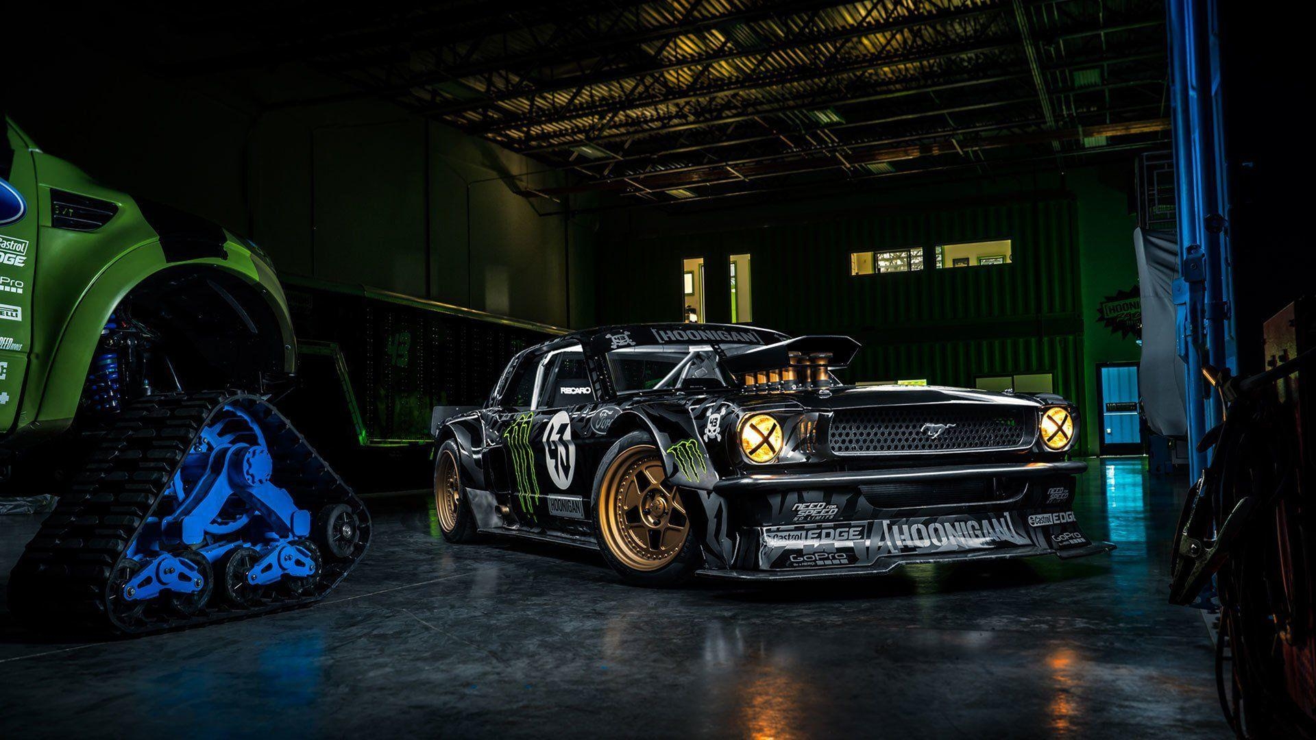 1920x1080 ford mustang rtr 1965 hoonicorn 845 hp gymkhana seven front ken, Desktop