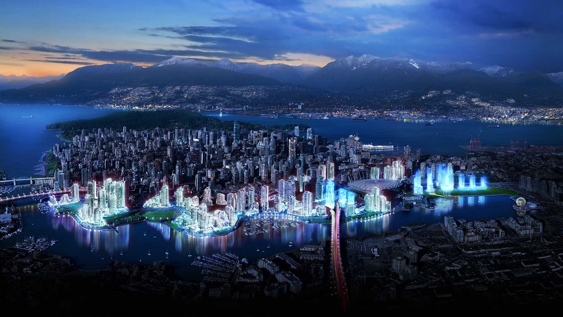 1920x1080 Vancouver Wallpaper HD, Desktop