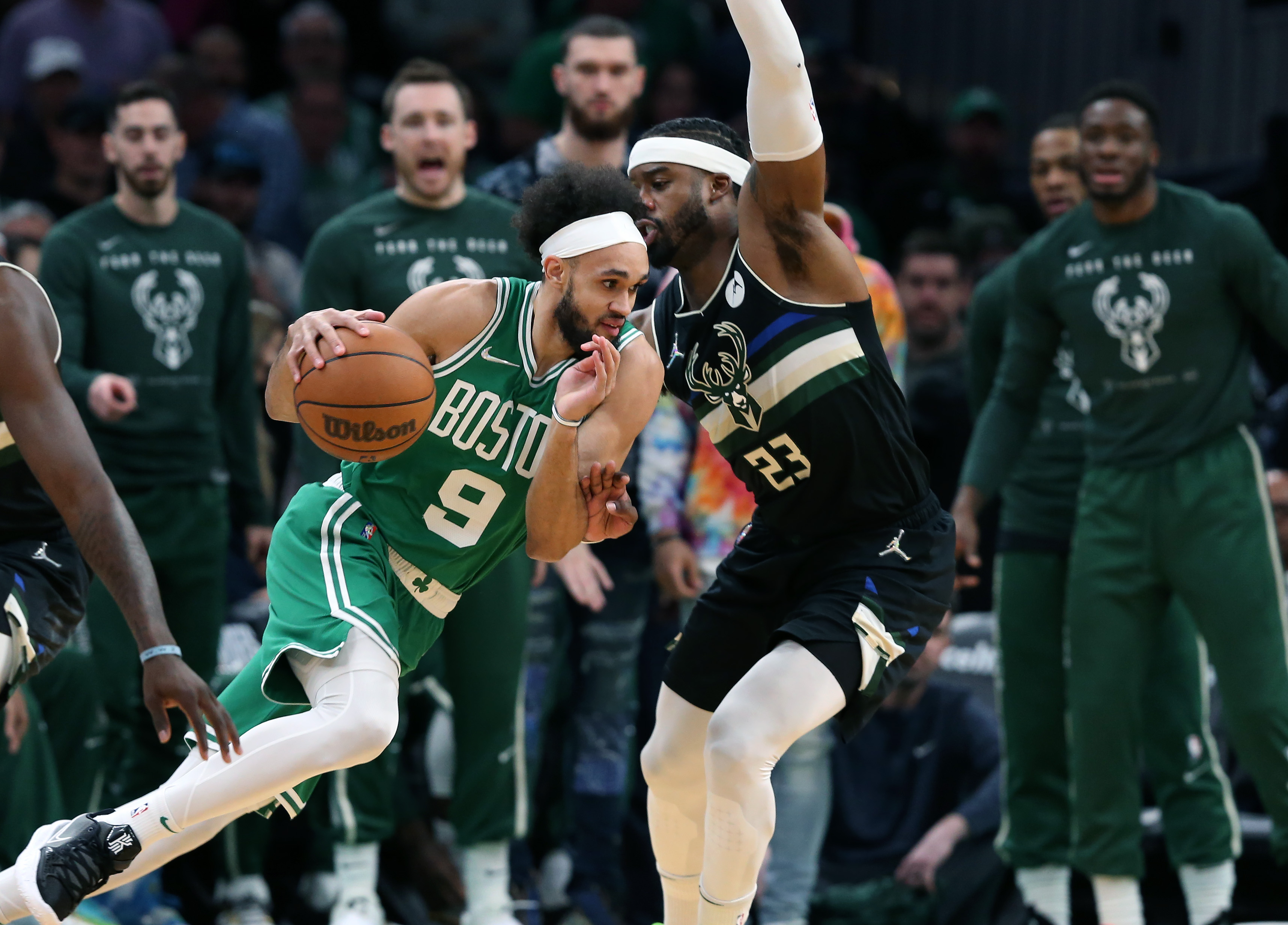 3440x2470 Derrick White didn't make a basket for the Celtics in Game 2 but he scored points with his coach Boston Globe, Desktop