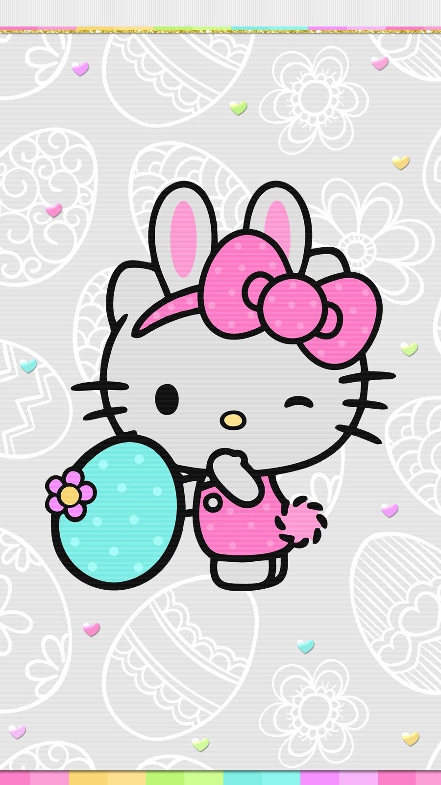 900x1600 Happy easter. Hello kitty wallpaper, Hello kitty background, Hello kitty picture, Phone