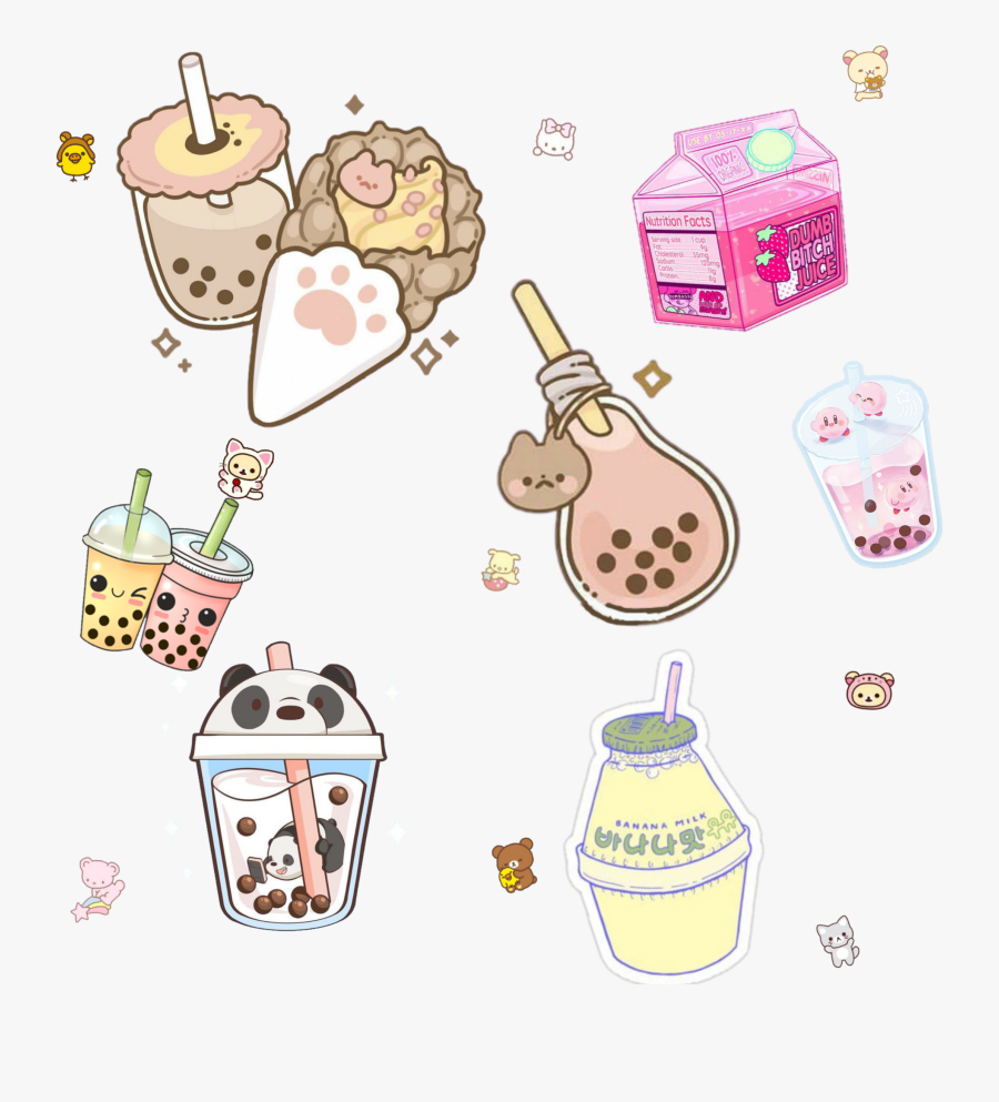 900x1000 kawaii #boba, Free Transparent Clipart, Phone