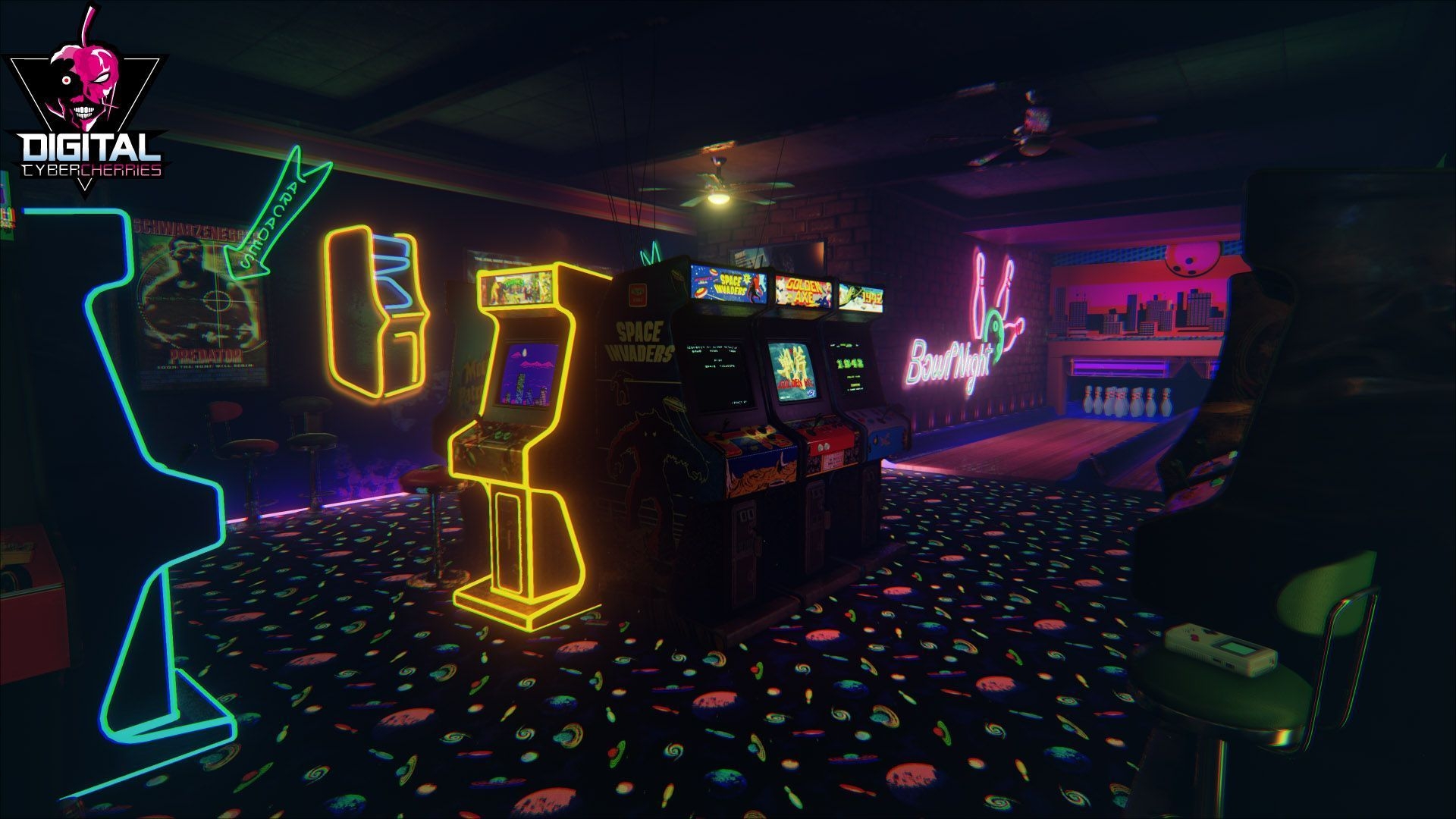 1920x1080 80s Arcade Wallpaper Free 80s Arcade Background, Desktop