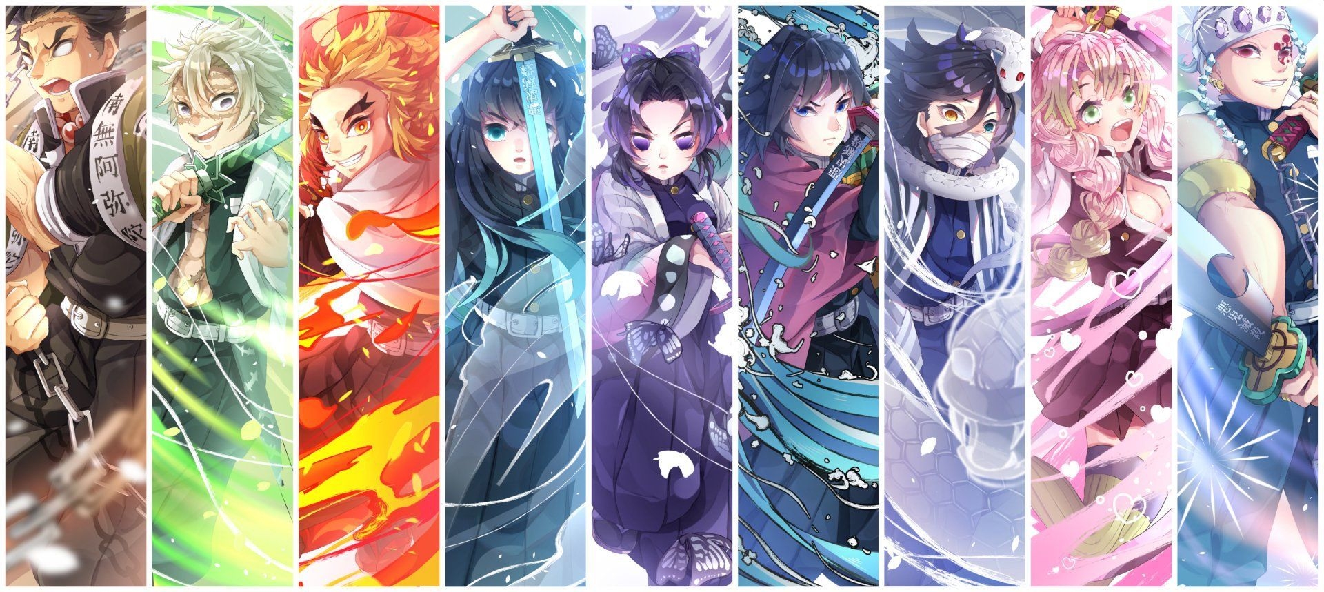 1920x860 Hashira. Personagens de anime, Menina anime, Animes wallpaper, Dual Screen