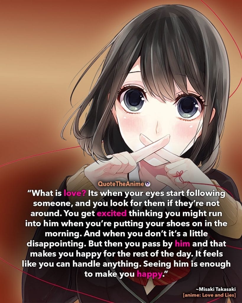 820x1030 Anime LOVE Quotes (Images), Phone