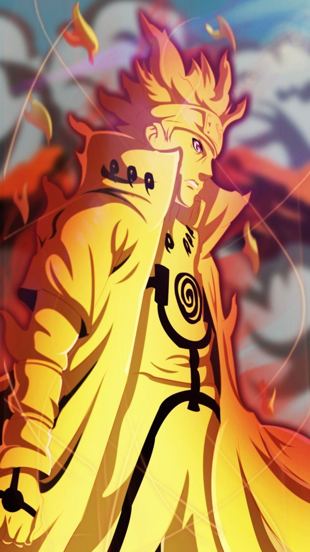 1060x1890 4k Naruto and Kurama Wallpaper For iPhone, Desktop and Android, Phone