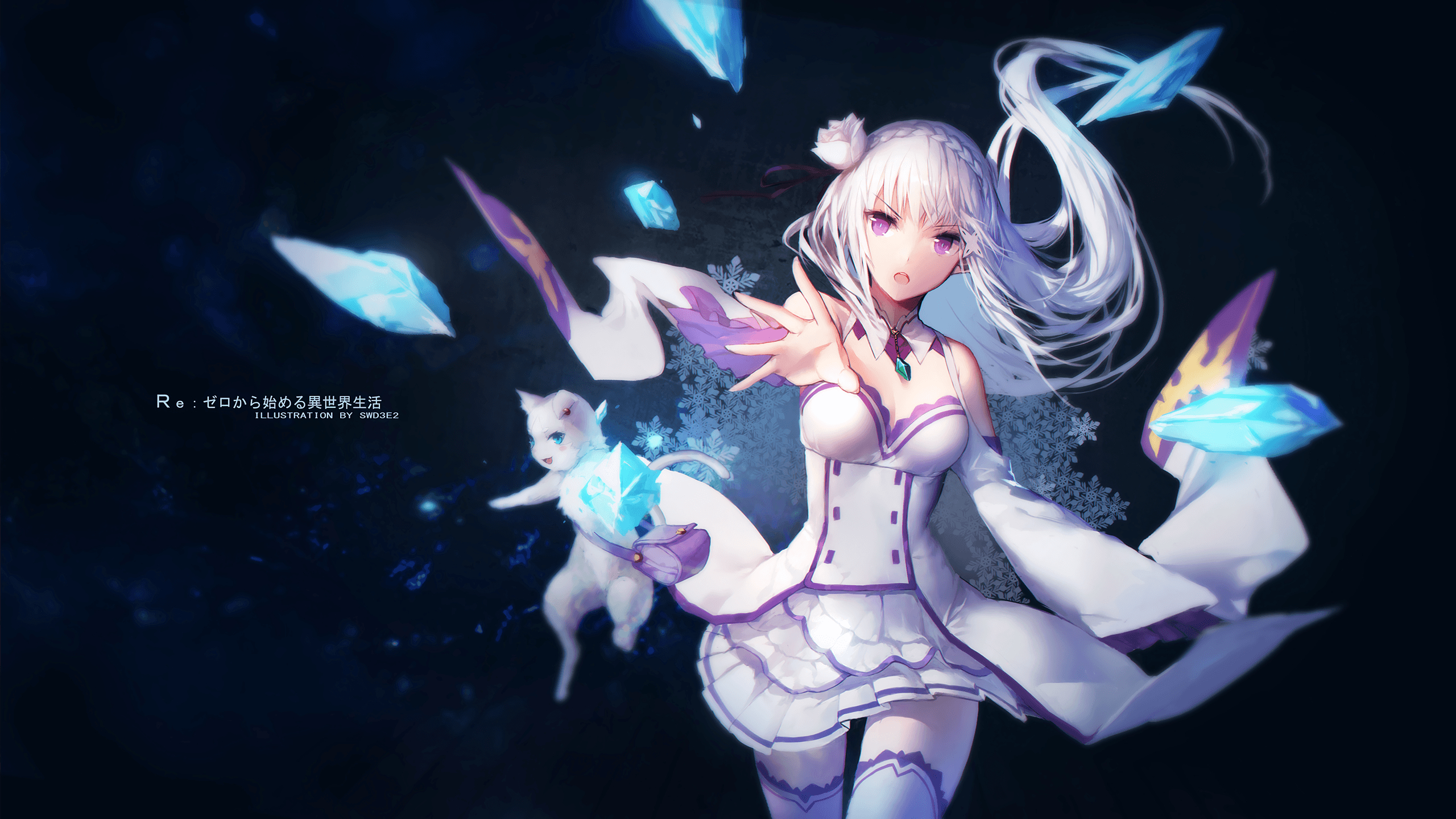 2560x1440 Emilia (Re:ZERO) HD Wallpaper, Desktop