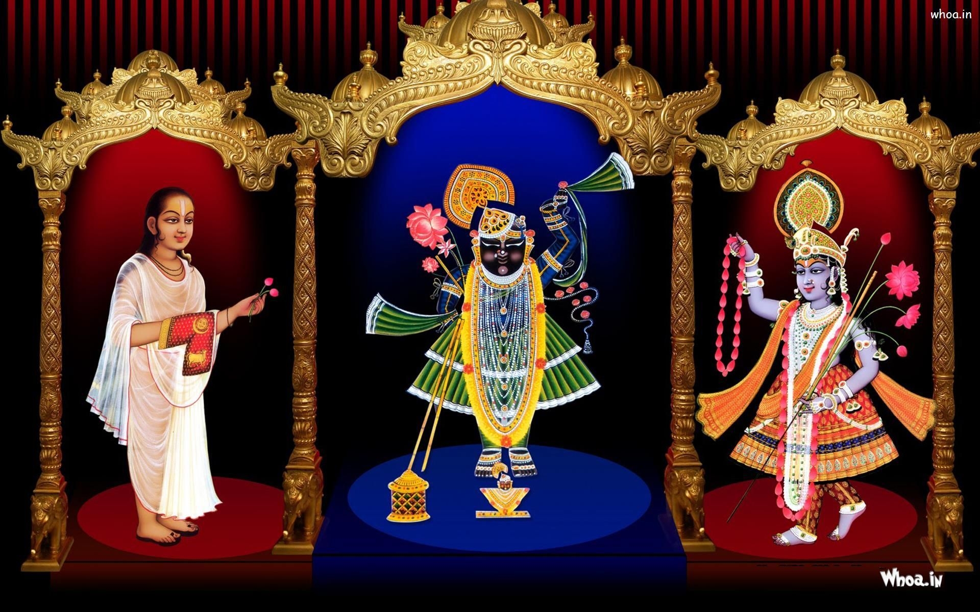 1920x1200 Shree Nathji, Yamunaji, Mahaprabhuji HD Wallpaper, Mukharvind HD Image. Krishna wallpaper, Krishna, Lord krishna image, Desktop