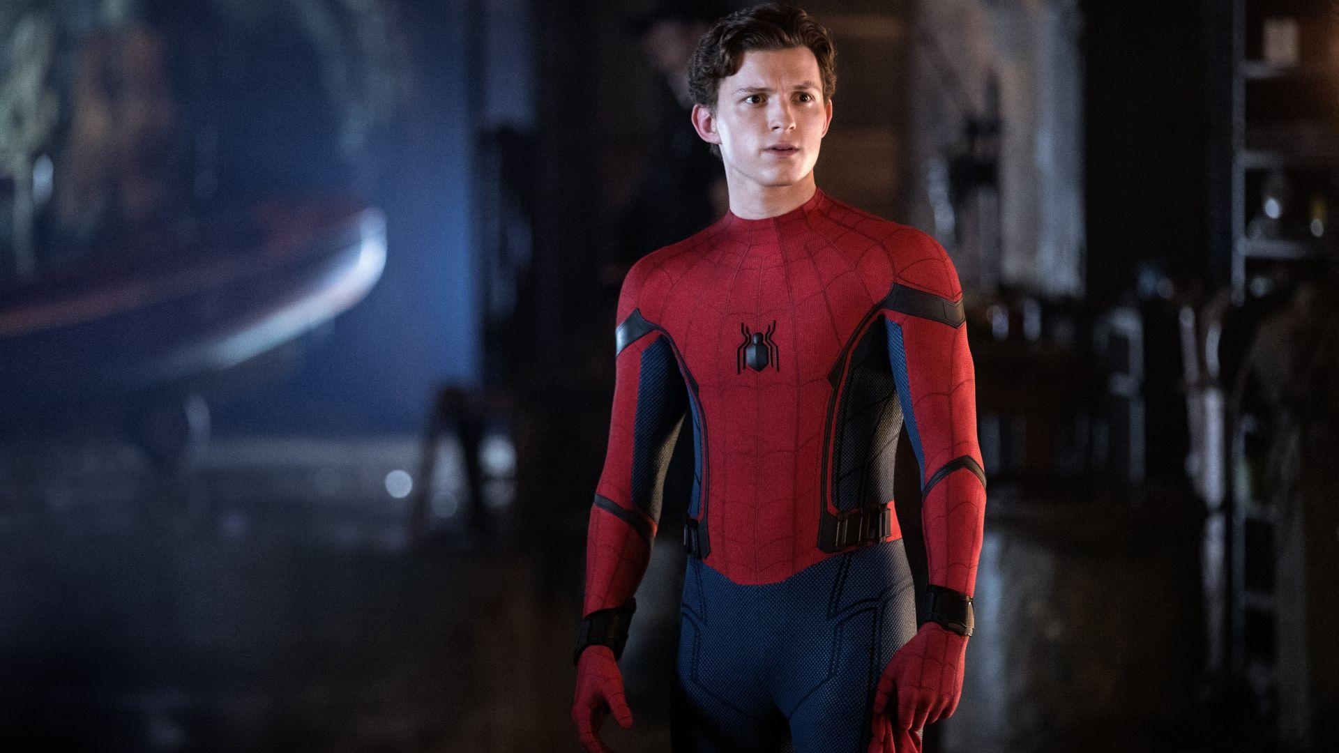 1920x1080 Wallpaper Spider Man: Far From Home, Tom Holland, 5K, Movies, Desktop