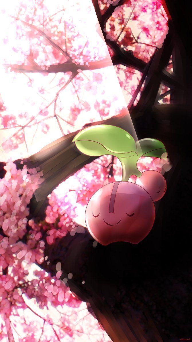 670x1200 Day 312. Cherubi. ✩ Pokémon ✩. Pokémon, Phone