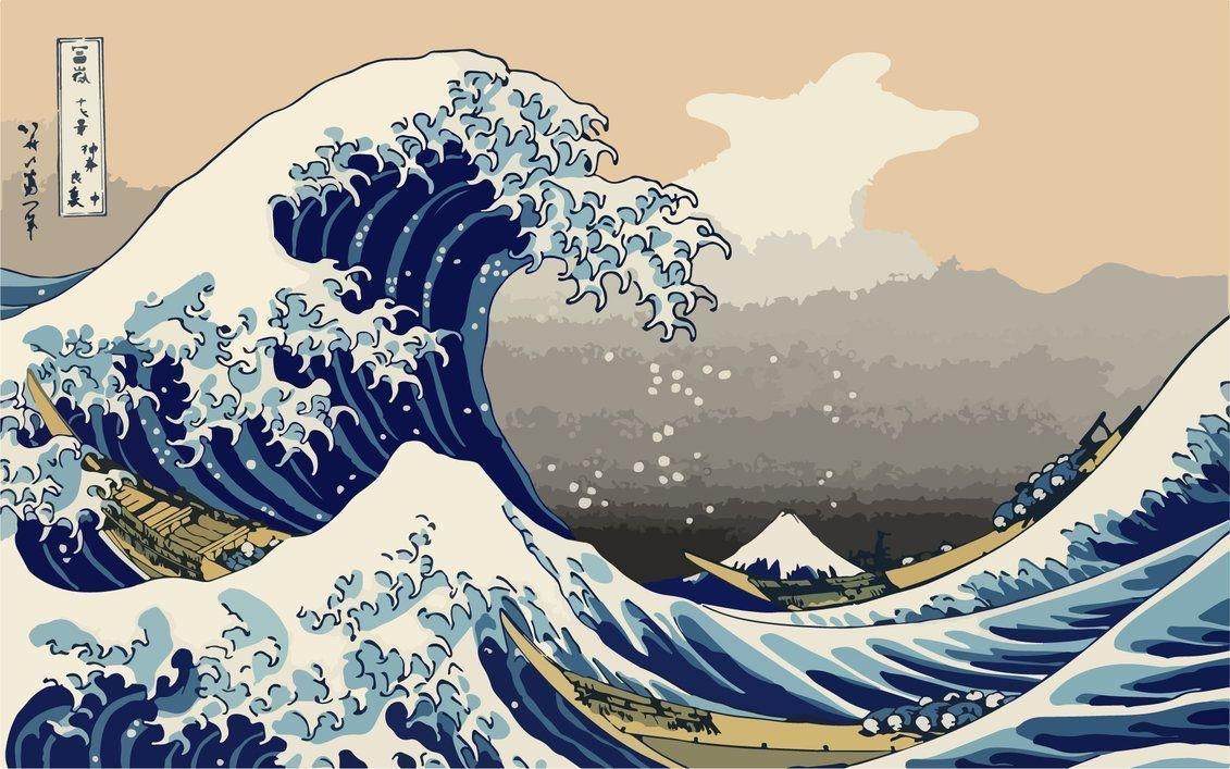 1140x710 The Great Wave Off Kanagawa, Desktop and mobile wallpaper, Desktop