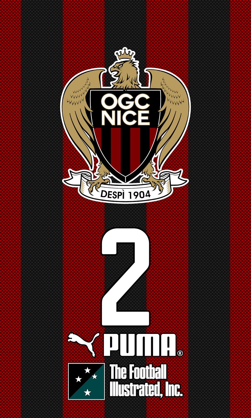 960x1600 Wallpaper OGC Nice Côte d'Azur. ดี. Sport football, Phone