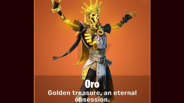 640x360 Oro Fortnite wallpaper, Desktop