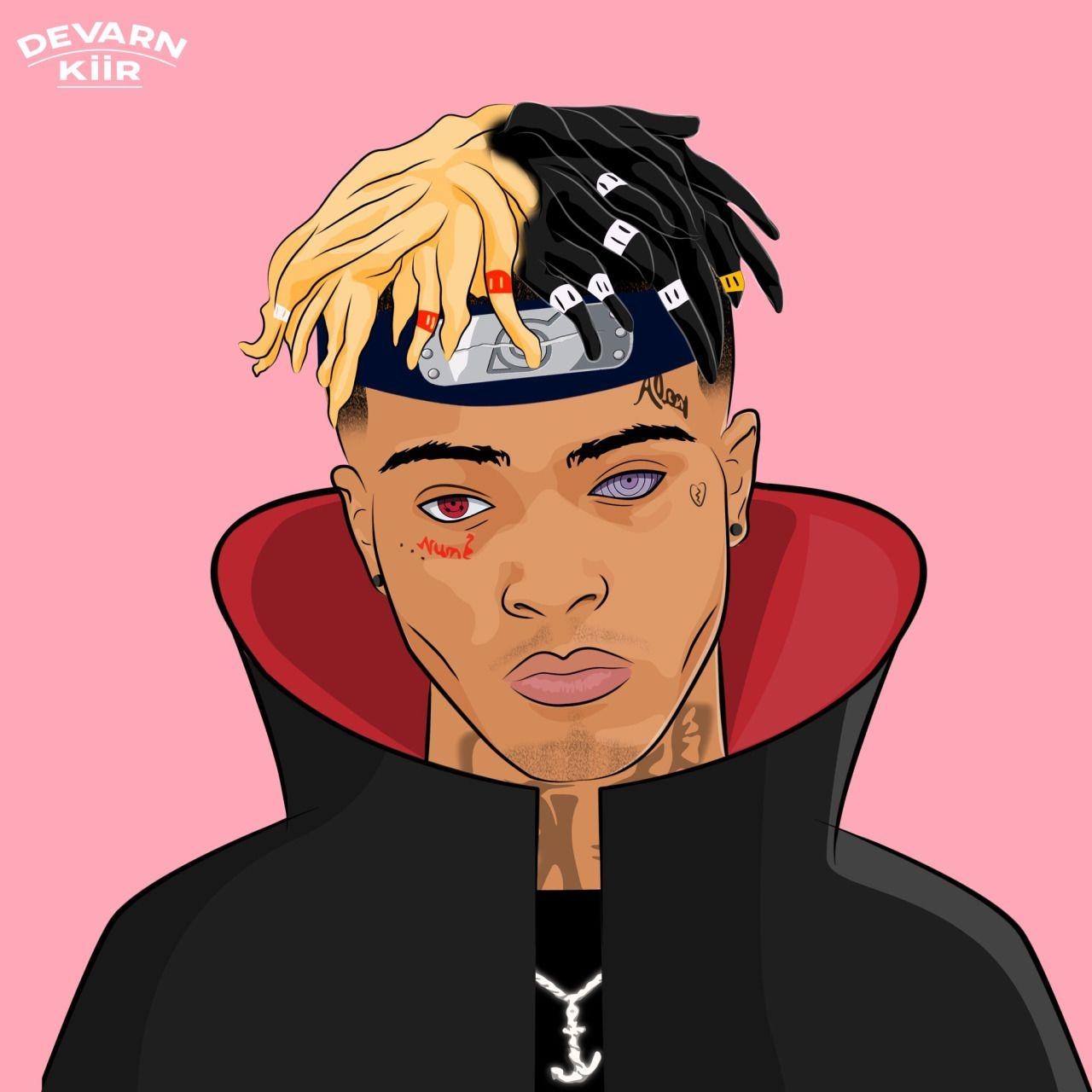 1280x1280 Xxxtentacion Anime Cartoon Wallpaper Free, Phone