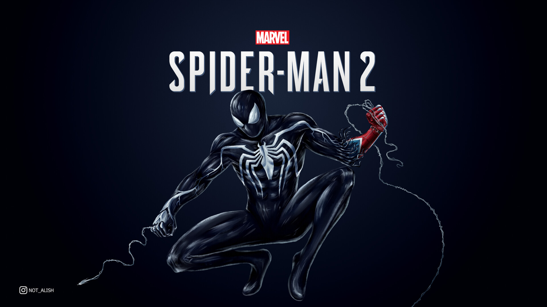 1920x1080 Marvel's Spider Man 2 Cover Art, Desktop