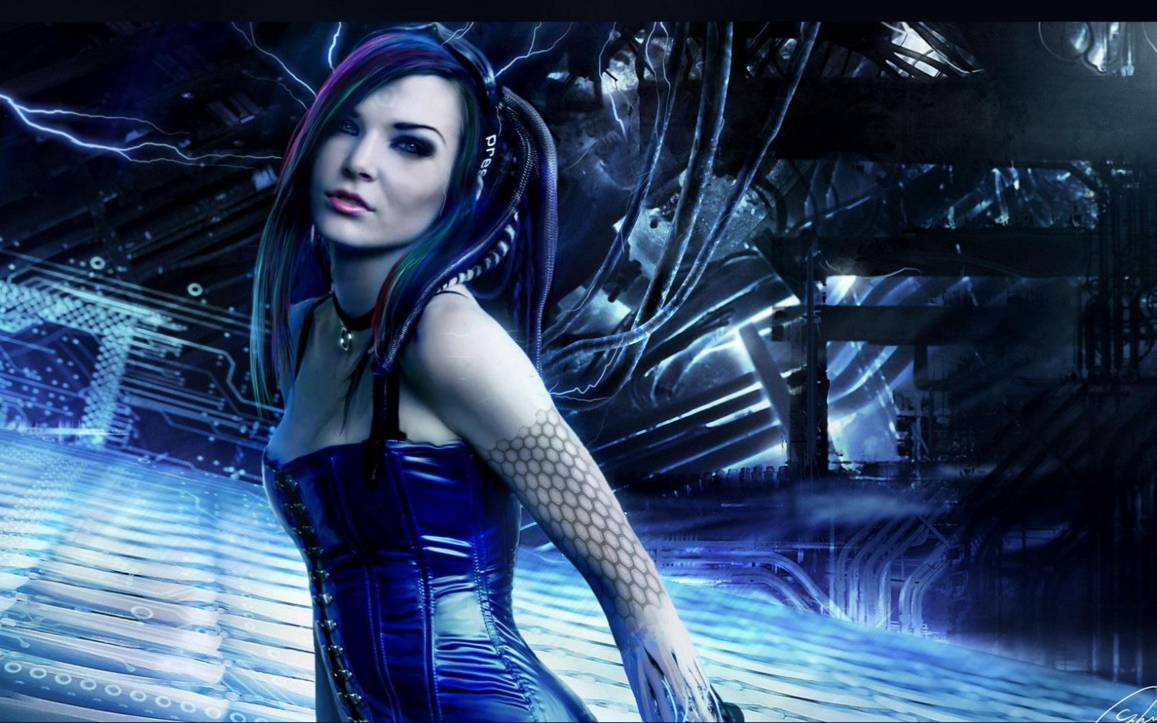 1680x1050 Cyber Goth Wallpaper, Desktop