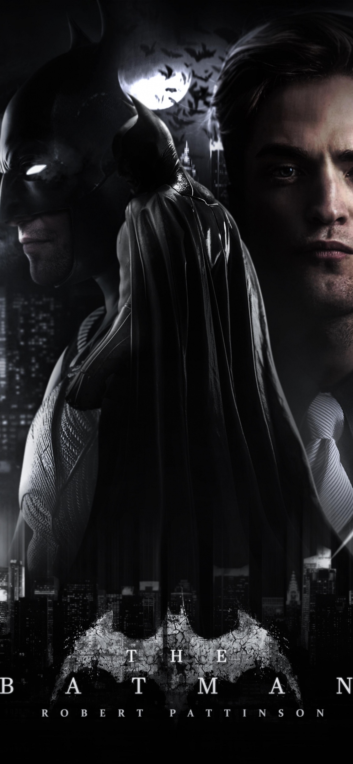 1130x2440 The Batman Wallpaper 4K, Robert Pattinson, 2021 Movies, DC Comics, Movies, Phone