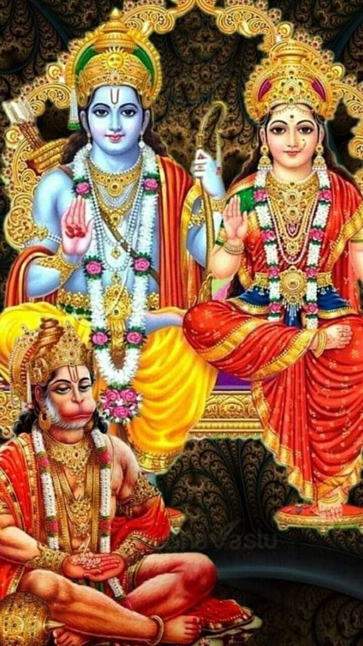 720x1280 Sri Siya Ram ji and Sri Hanuman ji. Hanuman image, Hanuman ji wallpaper, Hanuman photo, Phone