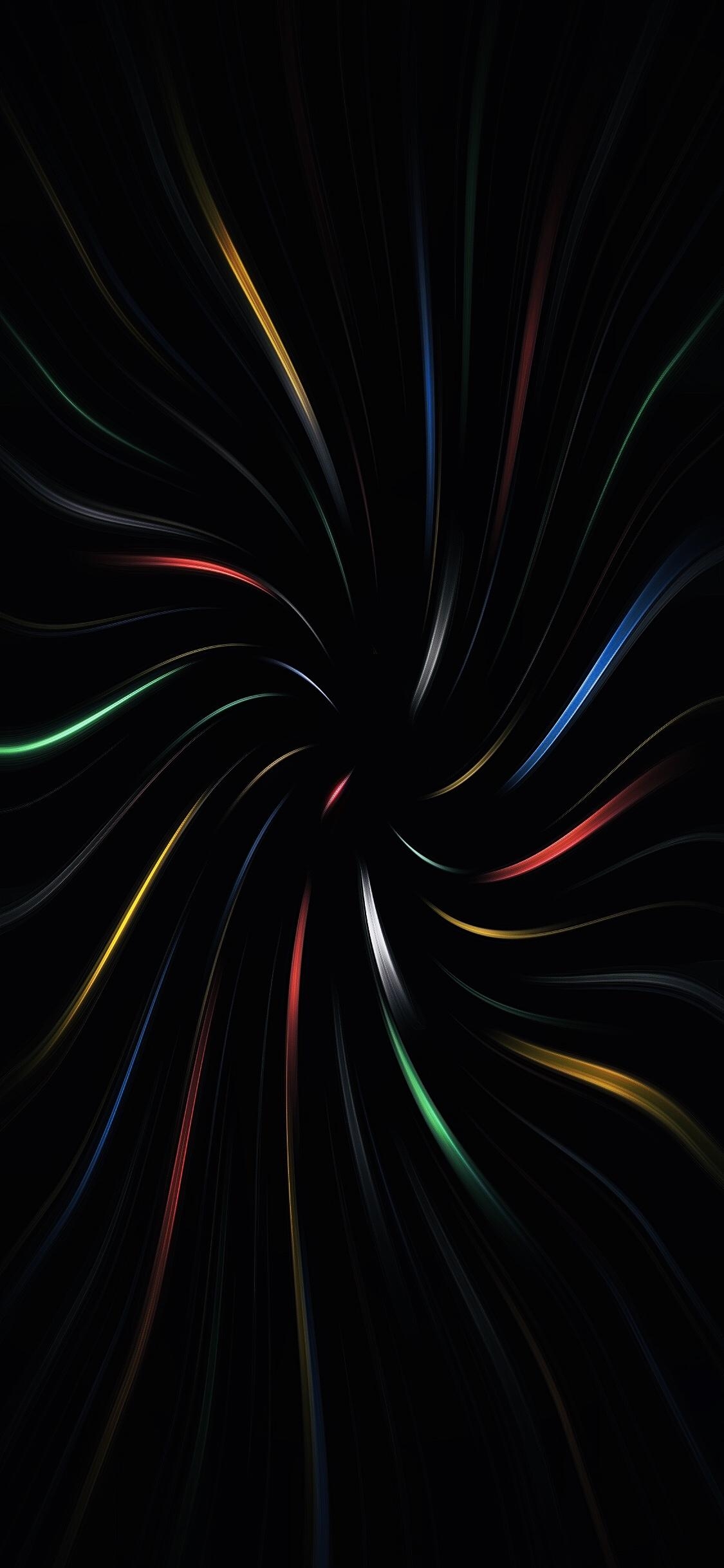 1130x2440 Abstract wallpaper: vivid contrasting colors [pack 3], Phone