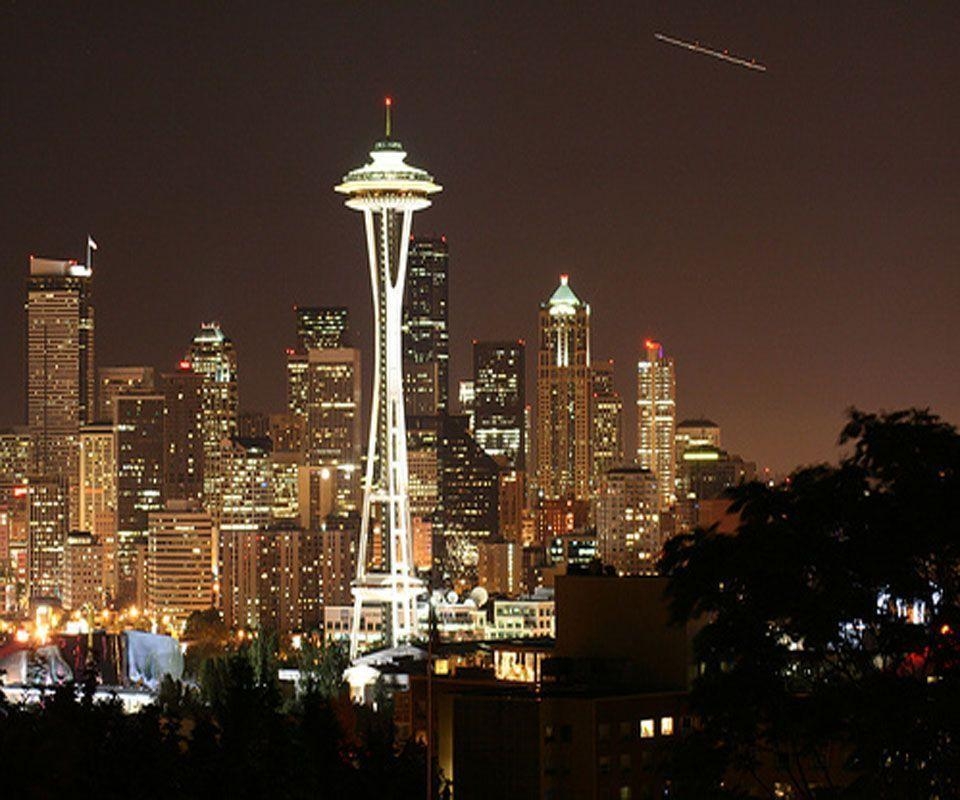 960x800 Seattle Skyline Art Seattle Skyline Wallpaper, Desktop