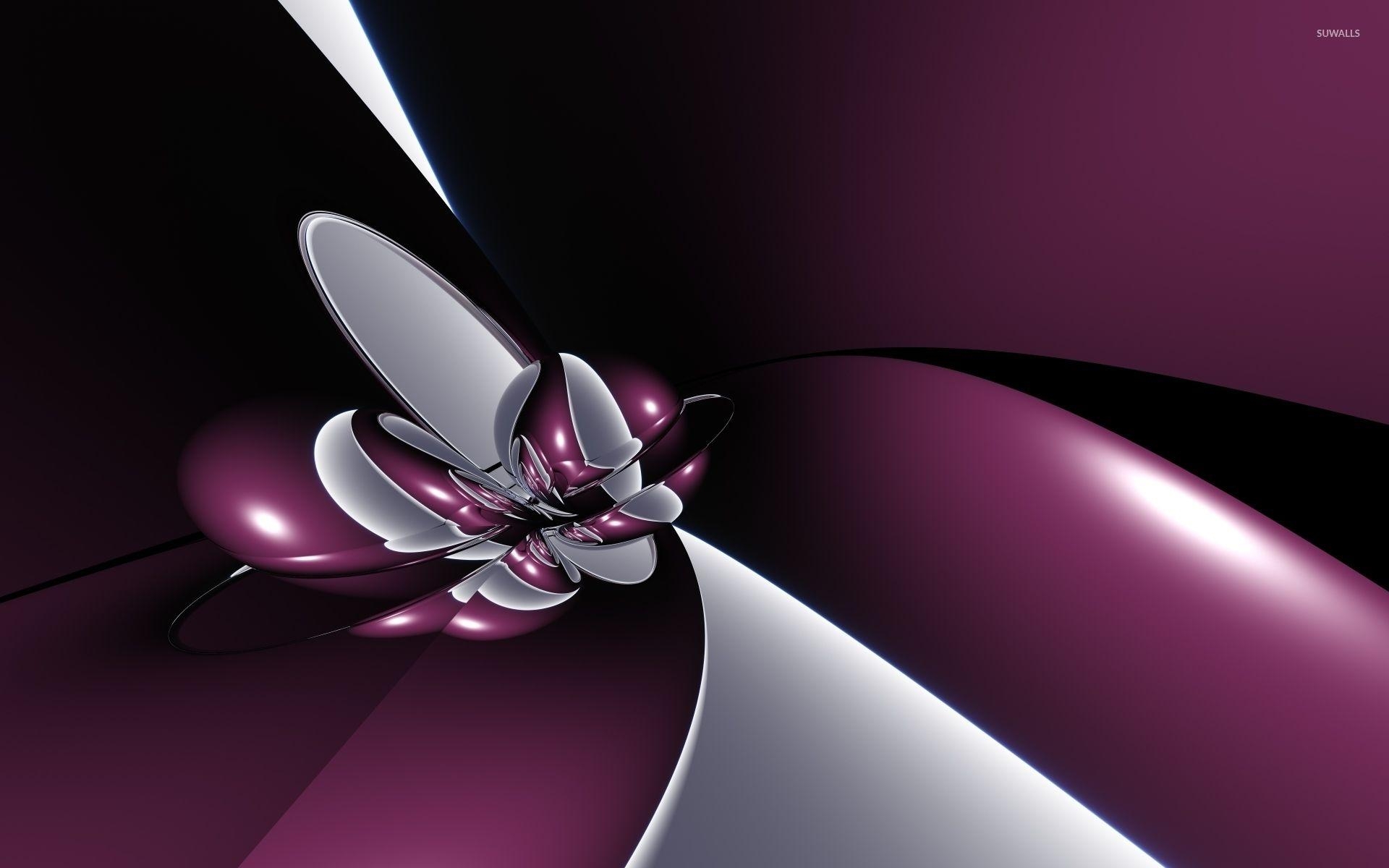 1920x1200 Silver and purple metallic shapes wallpaper wallpaper, Desktop