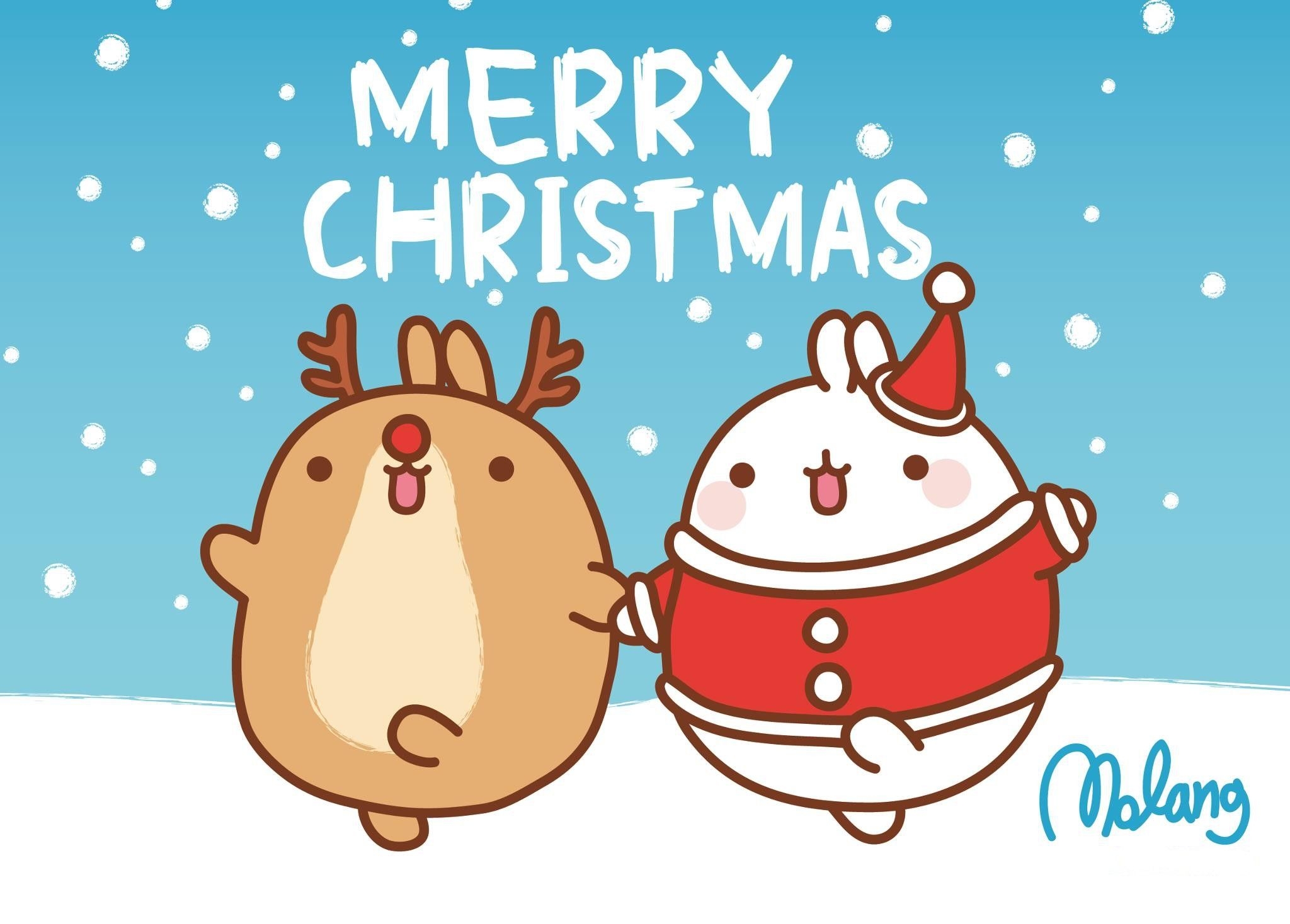 2050x1470 Cute Christmas Wallpaper, HD Cute Christmas Background on WallpaperBat, Desktop