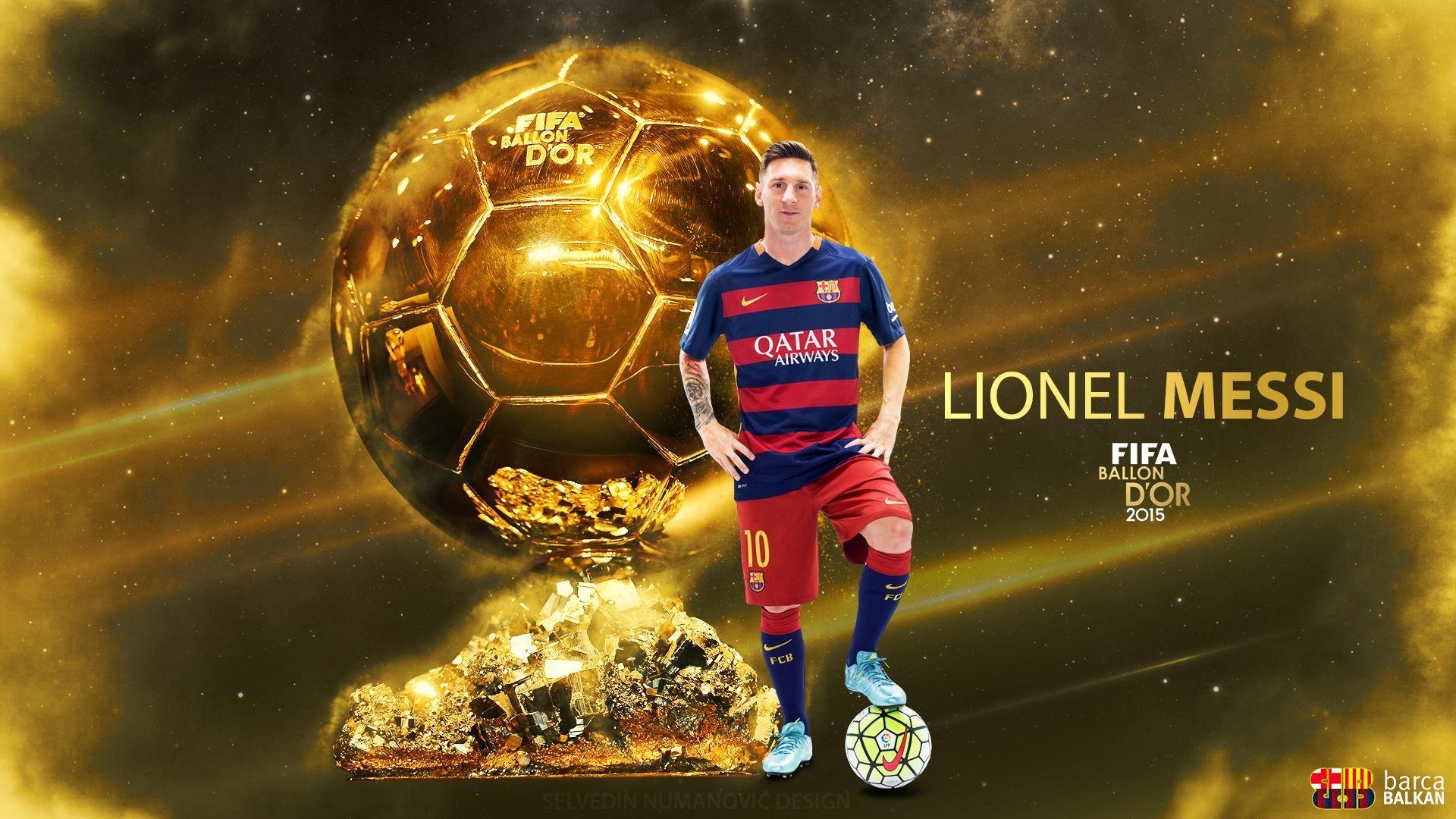 1920x1080 Messi Wallpaper Ballon D'or. Messi, Messi soccer, Lionel, Desktop