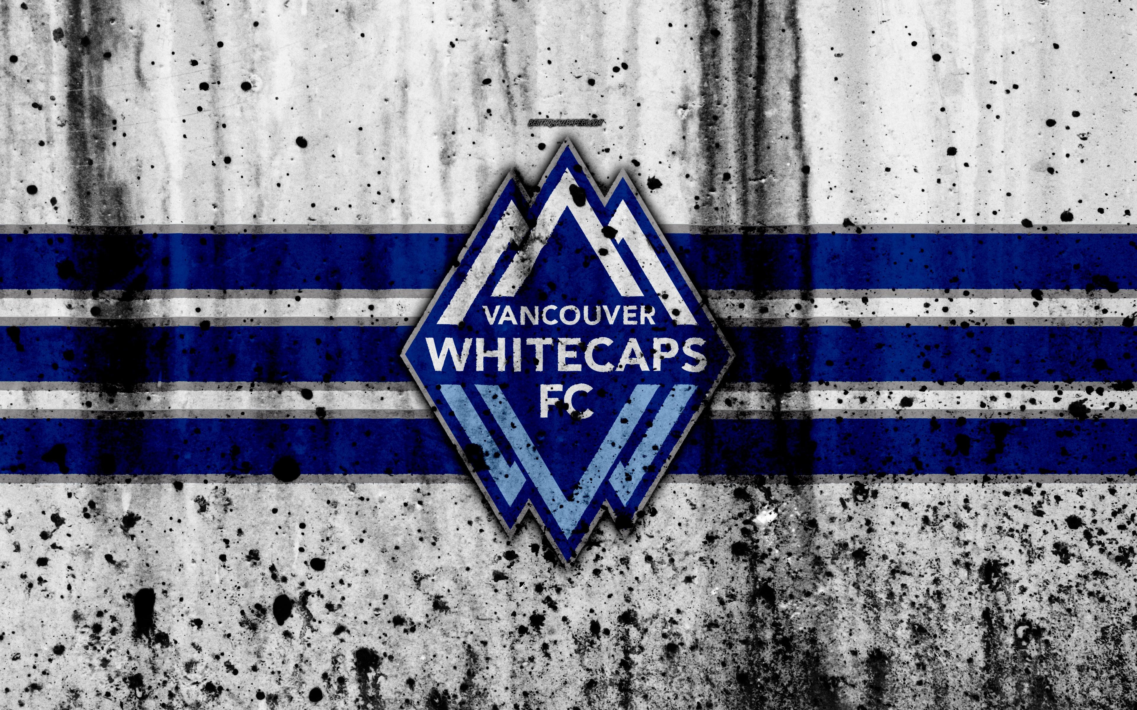 3840x2400 Download wallpaper 4k, FC Vancouver Whitecaps, grunge, MLS, soccer, Desktop