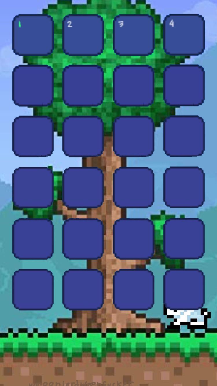 750x1340 Hi! I made a terraria themed phone background for everyone ;) resolution is  if you need to change it, have fun, Phone