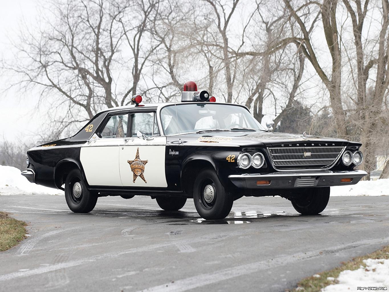 1370x1030 Wallpaper Chrysler Newport Police Cruiser 1963 automobile, Desktop