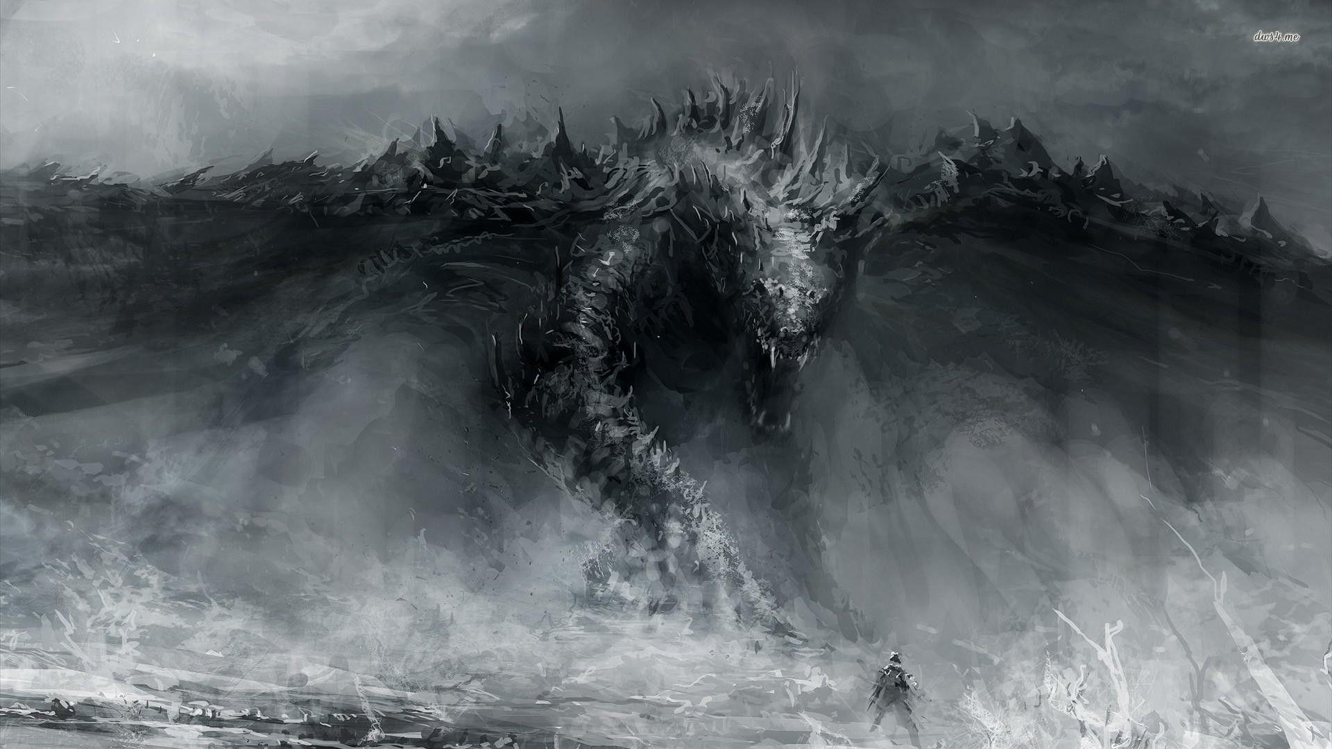 1920x1080 Black Dragon Wallpaper Desktop, Desktop