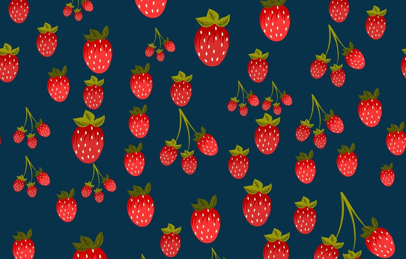 1340x850 Strawberry Wallpaper Desktop, Desktop