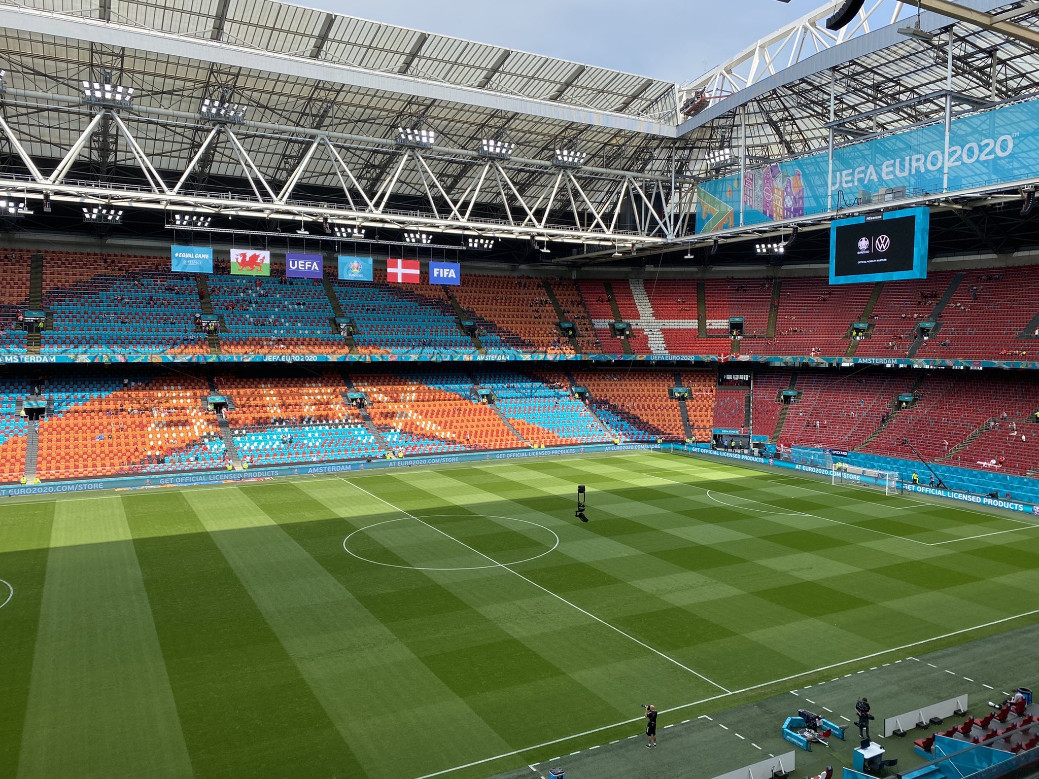 2050x1540 Sam Dean v Denmark, Johan Cruijff ArenA. Lovely weather, superb stadium, Desktop