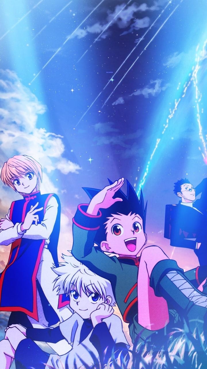 720x1280 sky, hunter x hunter, leorio and beautiful, Phone