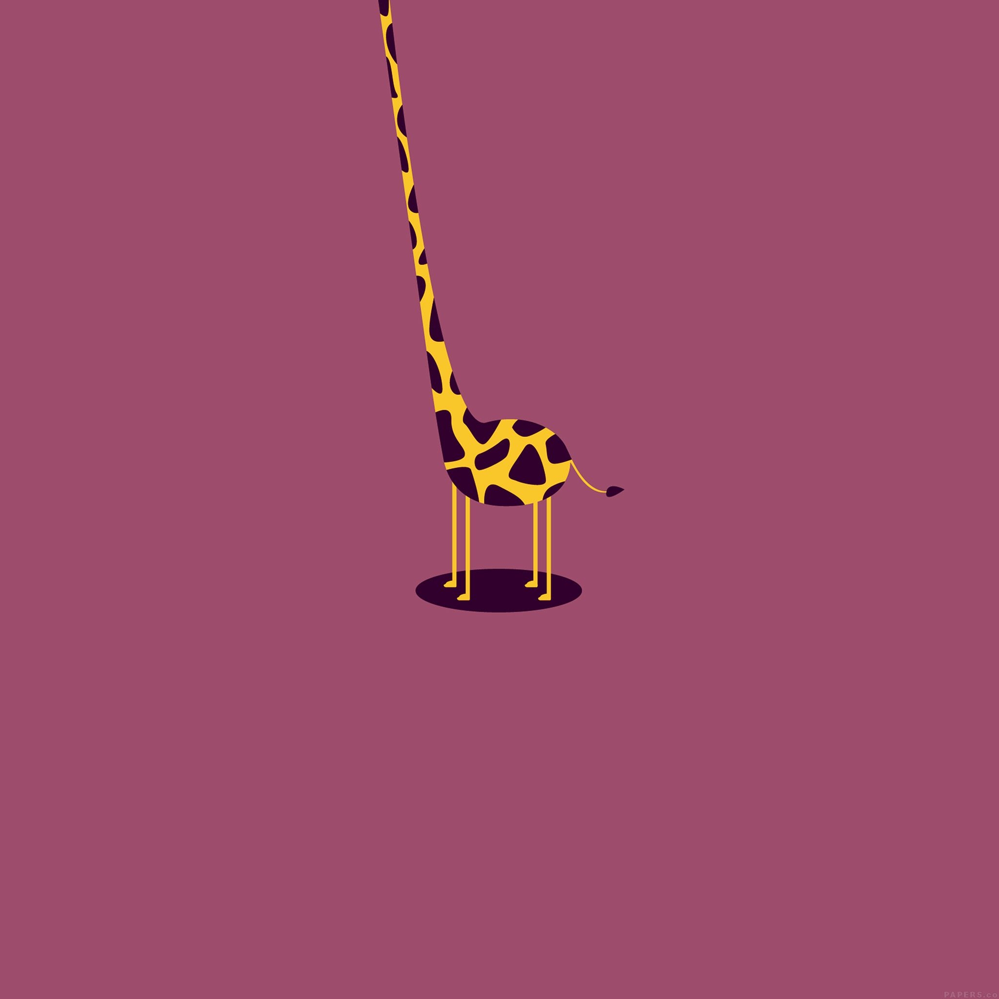 2050x2050 Giraffe Cute Minimal Simple, Phone