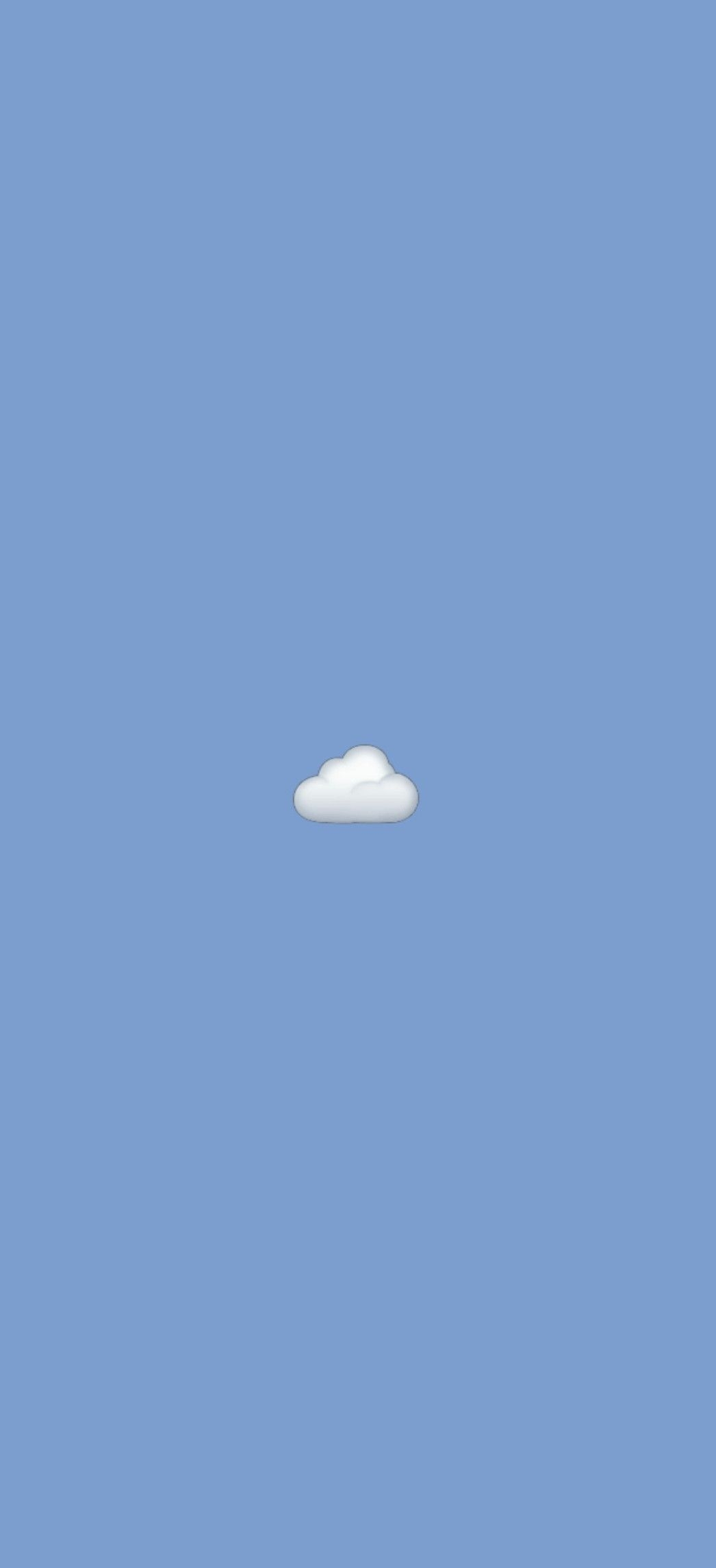 1050x2290 Taustakuvat. Blue emoji, Cloud emoji, Light blue aesthetic, Phone