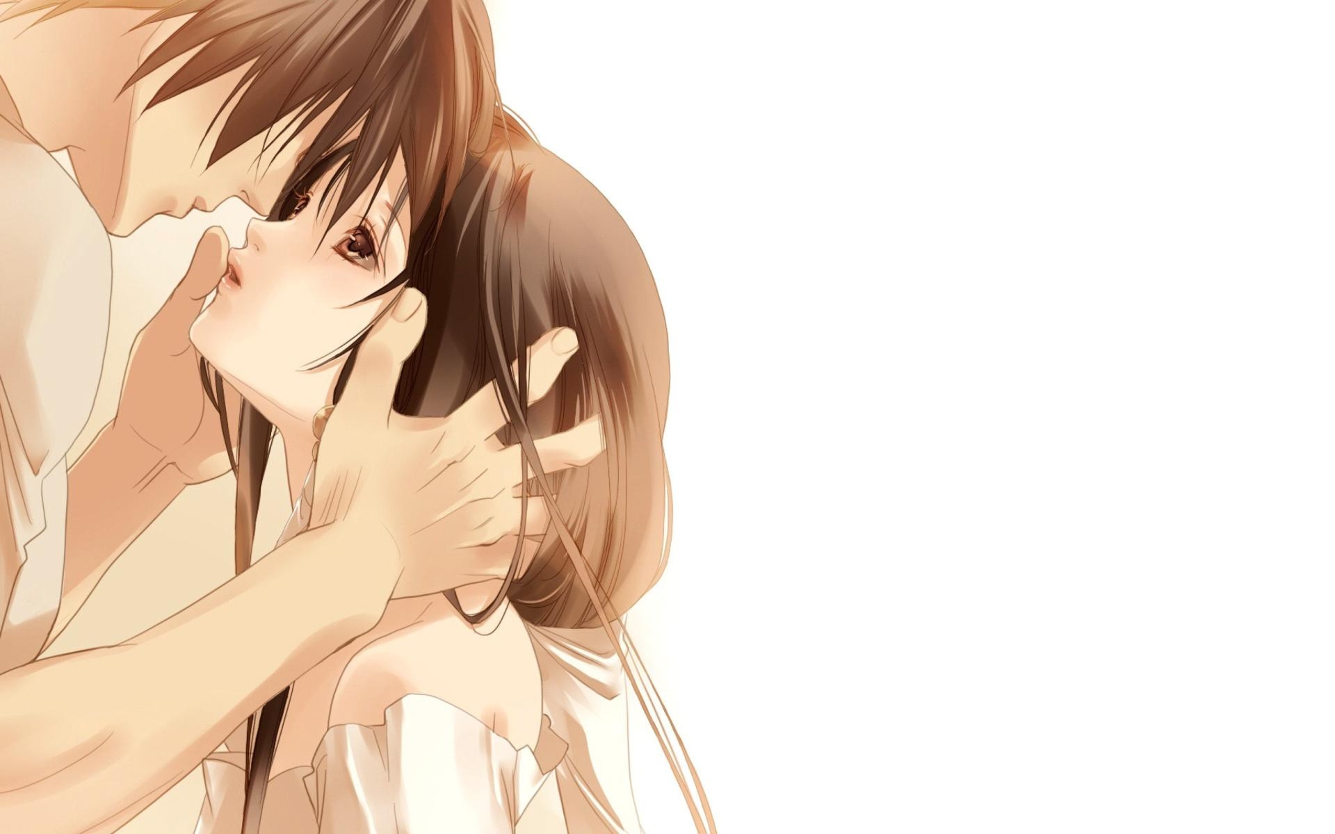 1920x1200 Couple HD Wallpaper 1080p Wallpaper Anime Couple Kiss, Desktop